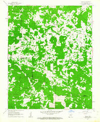 Grange Arkansas Historical topographic map, 1:24000 scale, 7.5 X 7.5 Minute, Year 1961