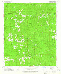 Grapevine Arkansas Historical topographic map, 1:24000 scale, 7.5 X 7.5 Minute, Year 1964