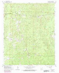 Grapevine Arkansas Historical topographic map, 1:24000 scale, 7.5 X 7.5 Minute, Year 1964