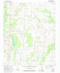 Grays Arkansas Historical topographic map, 1:24000 scale, 7.5 X 7.5 Minute, Year 1971