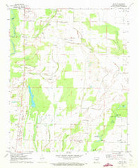 Grays Arkansas Historical topographic map, 1:24000 scale, 7.5 X 7.5 Minute, Year 1971