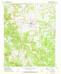 Green Forest Arkansas Historical topographic map, 1:24000 scale, 7.5 X 7.5 Minute, Year 1972