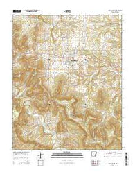 Green Forest Arkansas Current topographic map, 1:24000 scale, 7.5 X 7.5 Minute, Year 2014