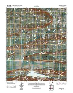 Greenbrier Arkansas Historical topographic map, 1:24000 scale, 7.5 X 7.5 Minute, Year 2011