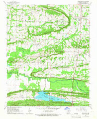 Greenbrier Arkansas Historical topographic map, 1:24000 scale, 7.5 X 7.5 Minute, Year 1961