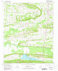 Greenbrier Arkansas Historical topographic map, 1:24000 scale, 7.5 X 7.5 Minute, Year 1961