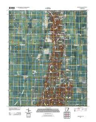 Greenfield Arkansas Historical topographic map, 1:24000 scale, 7.5 X 7.5 Minute, Year 2011