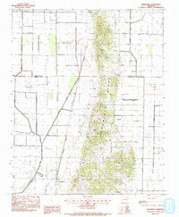 Greenfield Arkansas Historical topographic map, 1:24000 scale, 7.5 X 7.5 Minute, Year 1983
