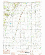 Greenway Arkansas Historical topographic map, 1:24000 scale, 7.5 X 7.5 Minute, Year 1984