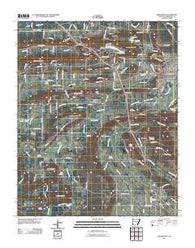 Greenwood Arkansas Historical topographic map, 1:24000 scale, 7.5 X 7.5 Minute, Year 2011