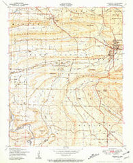 Greenwood Arkansas Historical topographic map, 1:24000 scale, 7.5 X 7.5 Minute, Year 1951