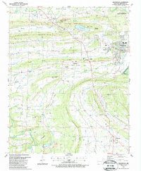 Greenwood Arkansas Historical topographic map, 1:24000 scale, 7.5 X 7.5 Minute, Year 1987