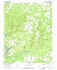 Greers Ferry Dam Arkansas Historical topographic map, 1:24000 scale, 7.5 X 7.5 Minute, Year 1973