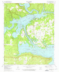 Greers Ferry Arkansas Historical topographic map, 1:24000 scale, 7.5 X 7.5 Minute, Year 1973