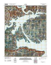 Greers Ferry Arkansas Historical topographic map, 1:24000 scale, 7.5 X 7.5 Minute, Year 2011