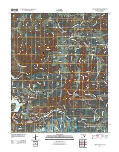 Greers Ferry Dam Arkansas Historical topographic map, 1:24000 scale, 7.5 X 7.5 Minute, Year 2011