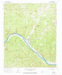 Guion Arkansas Historical topographic map, 1:24000 scale, 7.5 X 7.5 Minute, Year 1964