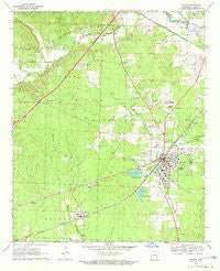 Gurdon Arkansas Historical topographic map, 1:24000 scale, 7.5 X 7.5 Minute, Year 1970