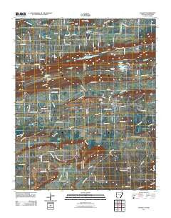 Hackett Arkansas Historical topographic map, 1:24000 scale, 7.5 X 7.5 Minute, Year 2011
