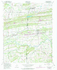 Hackett Arkansas Historical topographic map, 1:24000 scale, 7.5 X 7.5 Minute, Year 1948