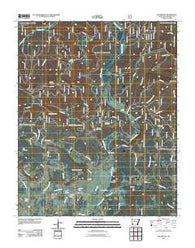 Hagarville Arkansas Historical topographic map, 1:24000 scale, 7.5 X 7.5 Minute, Year 2011