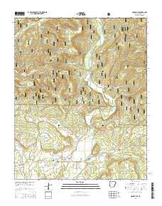 Hagarville Arkansas Current topographic map, 1:24000 scale, 7.5 X 7.5 Minute, Year 2014