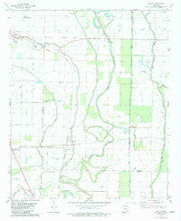 Halley Arkansas Historical topographic map, 1:24000 scale, 7.5 X 7.5 Minute, Year 1981