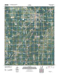 Hamburg Arkansas Historical topographic map, 1:24000 scale, 7.5 X 7.5 Minute, Year 2011
