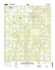 Hamburg Arkansas Current topographic map, 1:24000 scale, 7.5 X 7.5 Minute, Year 2014