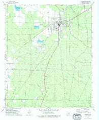 Hamburg Arkansas Historical topographic map, 1:24000 scale, 7.5 X 7.5 Minute, Year 1973