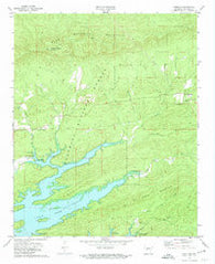 Hamilton Arkansas Historical topographic map, 1:24000 scale, 7.5 X 7.5 Minute, Year 1972