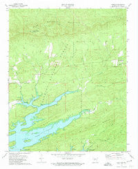 Hamilton Arkansas Historical topographic map, 1:24000 scale, 7.5 X 7.5 Minute, Year 1972