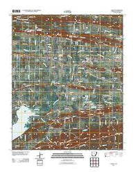 Hamlet Arkansas Historical topographic map, 1:24000 scale, 7.5 X 7.5 Minute, Year 2011