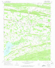 Hamlet Arkansas Historical topographic map, 1:24000 scale, 7.5 X 7.5 Minute, Year 1961