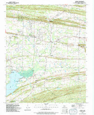 Hamlet Arkansas Historical topographic map, 1:24000 scale, 7.5 X 7.5 Minute, Year 1994