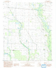 Hamlin Arkansas Historical topographic map, 1:24000 scale, 7.5 X 7.5 Minute, Year 1984
