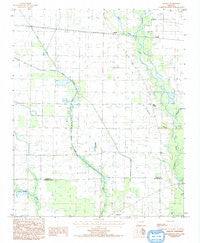 Hamlin Arkansas Historical topographic map, 1:24000 scale, 7.5 X 7.5 Minute, Year 1984