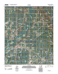 Hampton Arkansas Historical topographic map, 1:24000 scale, 7.5 X 7.5 Minute, Year 2011