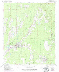 Hampton Arkansas Historical topographic map, 1:24000 scale, 7.5 X 7.5 Minute, Year 1973