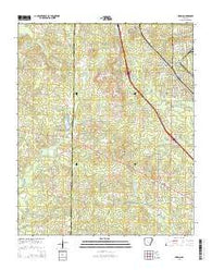 Hardin Arkansas Current topographic map, 1:24000 scale, 7.5 X 7.5 Minute, Year 2014