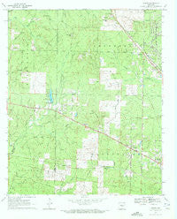 Hardin Arkansas Historical topographic map, 1:24000 scale, 7.5 X 7.5 Minute, Year 1970