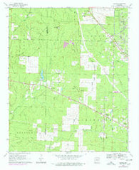 Hardin Arkansas Historical topographic map, 1:24000 scale, 7.5 X 7.5 Minute, Year 1970