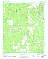 Hardin Arkansas Historical topographic map, 1:24000 scale, 7.5 X 7.5 Minute, Year 1970