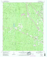 Hardin Arkansas Historical topographic map, 1:24000 scale, 7.5 X 7.5 Minute, Year 1970