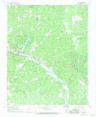 Hardy Arkansas Historical topographic map, 1:24000 scale, 7.5 X 7.5 Minute, Year 1968