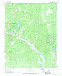 Hardy Arkansas Historical topographic map, 1:24000 scale, 7.5 X 7.5 Minute, Year 1968