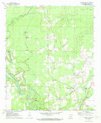 Harmony Grove Arkansas Historical topographic map, 1:24000 scale, 7.5 X 7.5 Minute, Year 1971