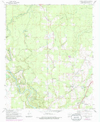 Harmony Grove Arkansas Historical topographic map, 1:24000 scale, 7.5 X 7.5 Minute, Year 1971