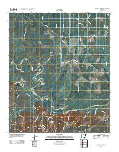 Harrell Brake Arkansas Historical topographic map, 1:24000 scale, 7.5 X 7.5 Minute, Year 2011