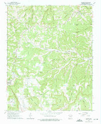 Harriet Arkansas Historical topographic map, 1:24000 scale, 7.5 X 7.5 Minute, Year 1963
